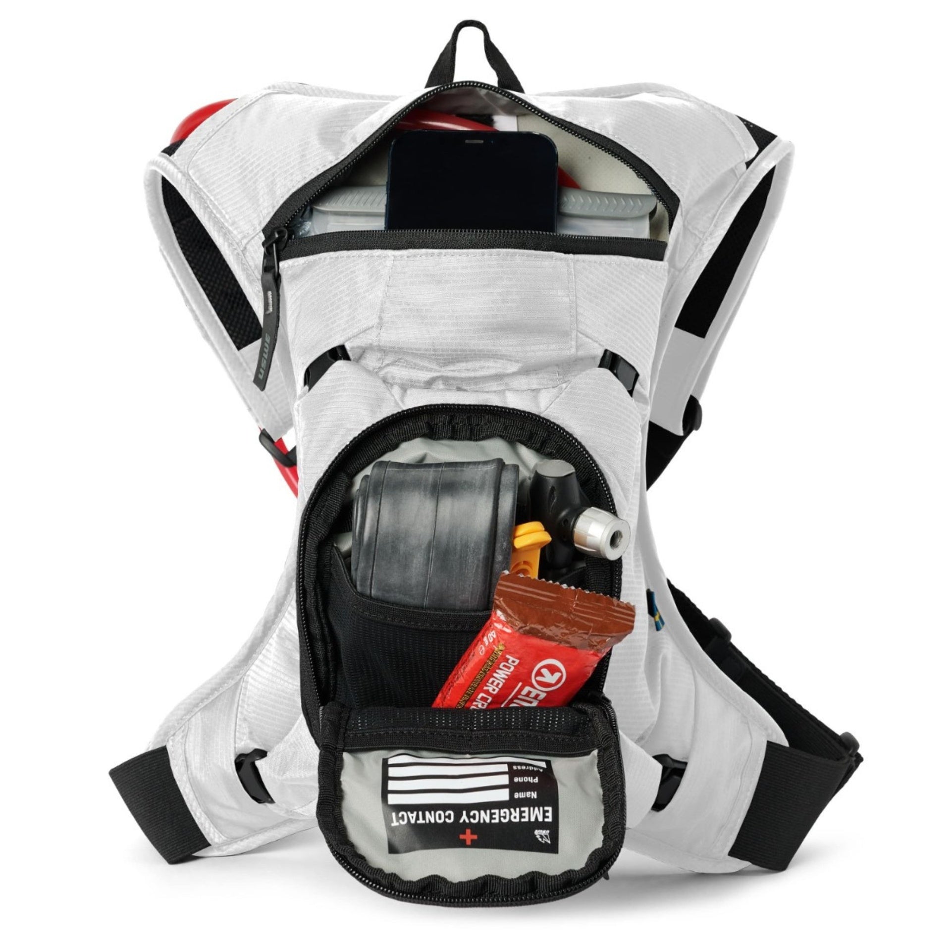 Mochila de Hidratación Uswe Hydro 3L White para MTB